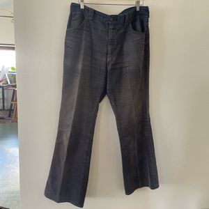 Vintage 70’s Blue Kmart Corduroys Bellbottom Pants men’s size 36 x 30